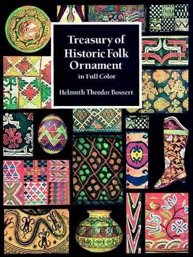 Stock image for Treasury of Historic Folk Ornament in Full Color (Dover Pictorial Archive) for sale by HPB Inc.