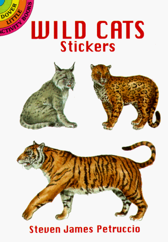 9780486291123: Wild Cats Stickers
