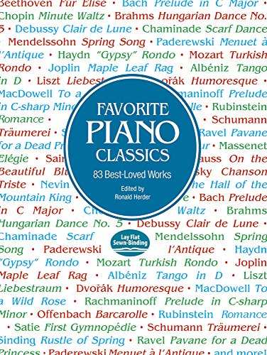 Imagen de archivo de Favorite Piano Classics a la venta por Better World Books