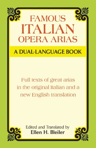 Stock image for Famous Italian Opera Arias: A Dual-Language Book for sale by SecondSale