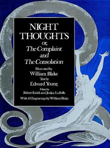 Stock image for Night Thoughts: Or, the Complaint and the Consolation for sale by Wonder Book