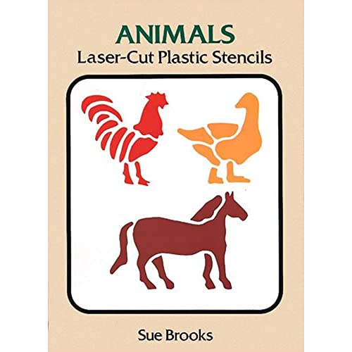 Stock image for Animals Laser-Cut Plastic Stencils for sale by Hennessey + Ingalls