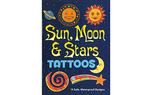 9780486292519: Sun, Moon and Stars Tattoos: 14 Safe, Waterproof Designs