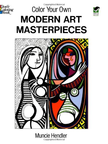 9780486293288: Color Your Own Modern Art Masterpieces (Dover Art Coloring Book)