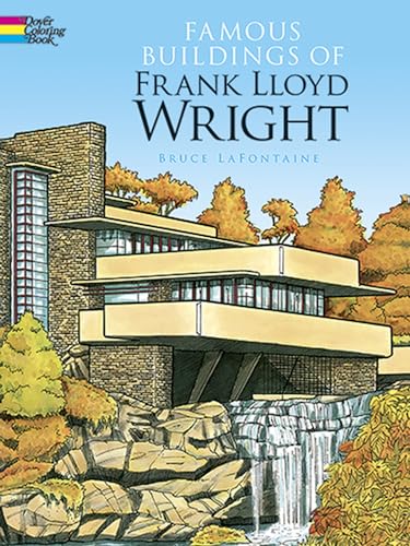 9780486293622: Famous Buildings of Frank Lloyd Wright Coloring Book