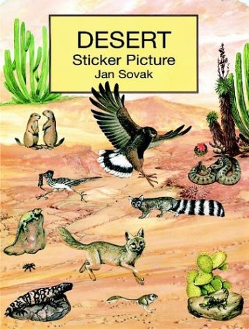 Beispielbild fr Desert Sticker Picture: With 33 Reusable Peel-and-Apply Stickers (Dover Sticker Books) zum Verkauf von Wonder Book