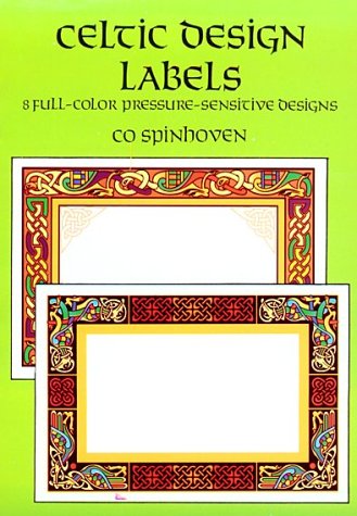 9780486294018: Celtic Design Labels: 8 Full Color Peel-and-Apply Labels