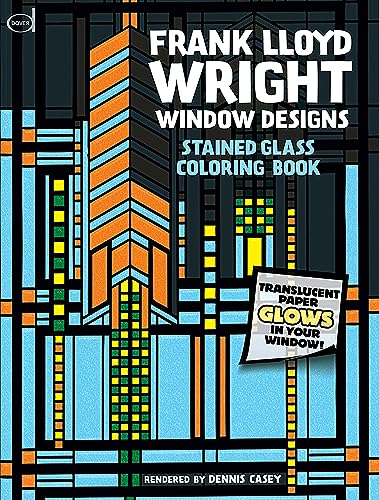 9780486295169: Frank Lloyd Wright Window Designs Stained Glass Coloring Book (Dover Design Coloring Books)