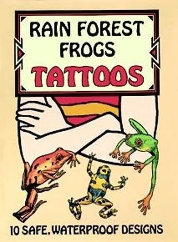 9780486295176: Rain Forest Frogs Tattoos: 10 Safe, Waterproof Designs