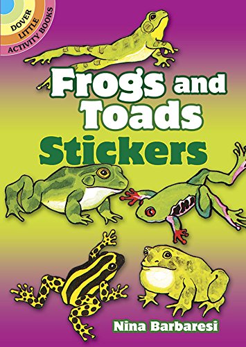 Imagen de archivo de Frogs and Toads Stickers (Dover Little Activity Books Stickers) a la venta por PlumCircle