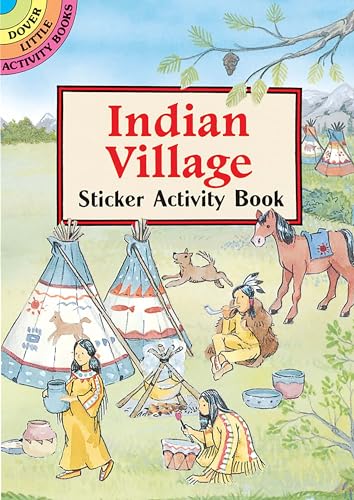 9780486296449: Indian Village Sticker Activity Book (Dover Little Activity Books: Native American)