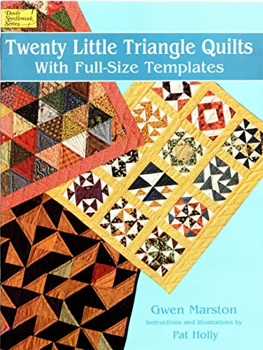 Beispielbild fr Twenty-Little Triangle Quilts: With Full-Size Templates (Dover Needlework Series) zum Verkauf von Sequitur Books