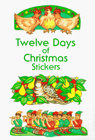 9780486297279: Twelve Days of Christmas Stickers