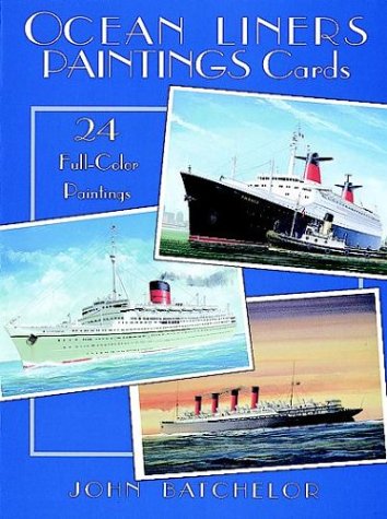 Stock image for Famous Ocean Liners Photo Postcards: 24 Ready-to-Mail Cards [Post Cards], plus Ocean Liners Paintings Cards: 24 Full-Color Paintings for sale by Eric James