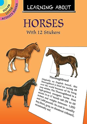 9780486298108: Learning About Horses (Dover Little Activity Books: Animals)