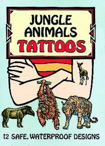 Imagen de archivo de Jungle Animals Tattoos (Dover Little Activity Books: Animals) a la venta por Books Unplugged