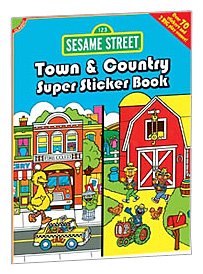 Sesame Street Town & Country Super Sticker Book (Sesame Street Stickers) (English and English Edition) (9780486330631) by Sesame Street