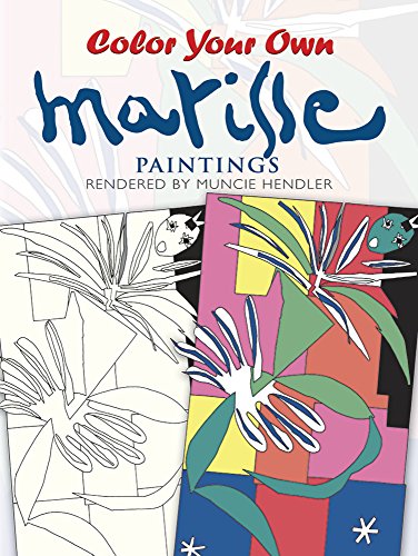9780486400303: Colour Your Own Matisse Paintings (Dover Art Coloring Book)