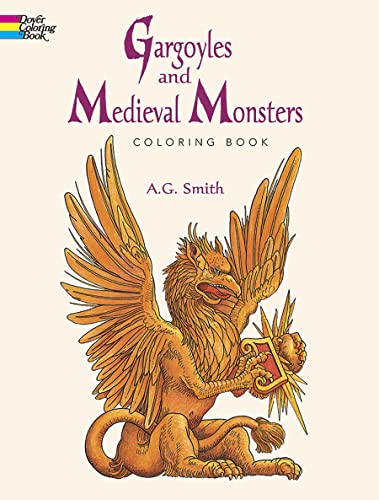Imagen de archivo de Gargoyles and Medieval Monsters Coloring Book (Dover Fantasy Coloring Books) a la venta por Jenson Books Inc