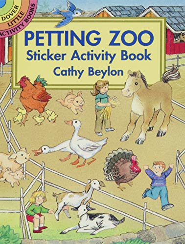 Imagen de archivo de Dover Petting Zoo Sticker Activity Book (Dover Little Activity Books: Animals) a la venta por Ergodebooks