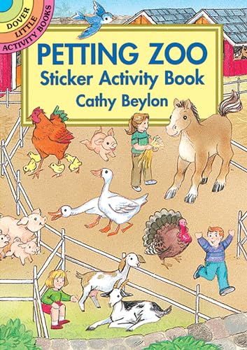 Petting Zoo Sticker Activity Book (Dover Little Activity Books Stickers)