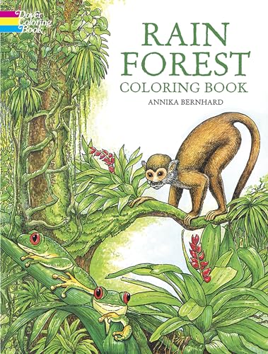 Beispielbild für Rain Forest Coloring Book zum Verkauf von SecondSale