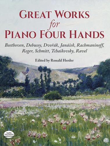 Imagen de archivo de Great Works for Piano Four Hands Format: Book a la venta por INDOO