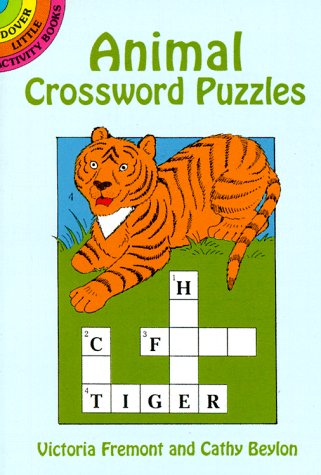 Imagen de archivo de Animal Crossword Puzzles a la venta por ThriftBooks-Dallas