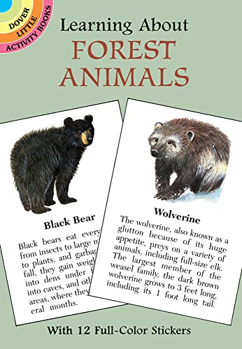 Beispielbild fr Learning about Forest Animals [With 12 Full-Color] (Learning about Books (Dover)) zum Verkauf von medimops