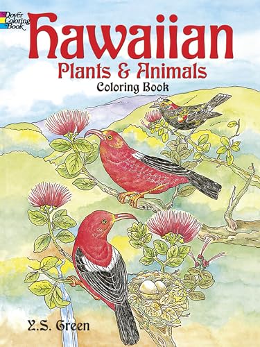 Stock image for Hawaiian Plants and Animals Coloring Book (Dover Nature Coloring Book) for sale by Gulf Coast Books