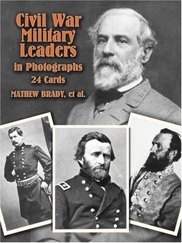 Beispielbild fr Civil War Military Leaders in Photos: 24 Cards (Card Books) zum Verkauf von BooksRun