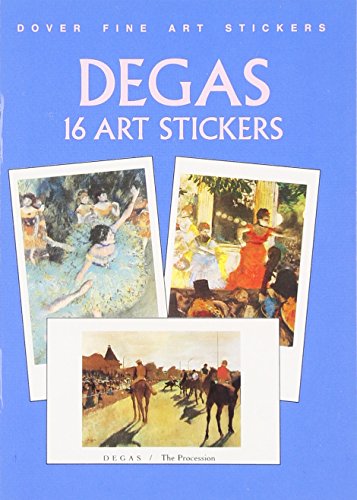 9780486403915: Degas: 16 Art Stickers