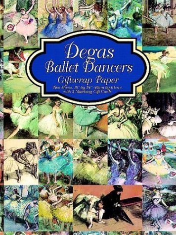 Degas Ballet Dancers Giftwrap Paper (9780486403977) by Degas, Edgar