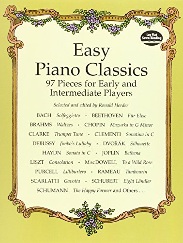 9780486404073: Easy piano classics: 97 pieces for early and intermediate players piano (Dover Classical Piano Music)