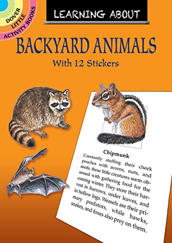 Beispielbild fr Learning About Backyard Animals (Dover Little Activity Books) zum Verkauf von SecondSale
