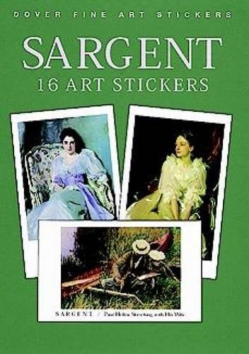 Beispielbild fr Sargent: 16 Art Stickers (Dover Art Stickers) zum Verkauf von WorldofBooks