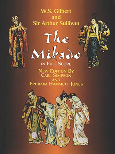 Stock image for The Mikado in Full Score (Dover Music Scores) for sale by HPB-Movies