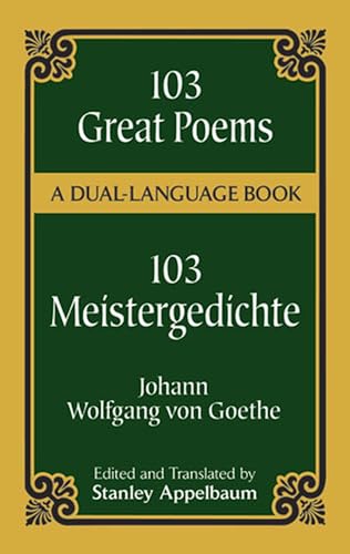 9780486406671: 103 Great Poems: A Dual-Language Book (Dover Dual Language German)