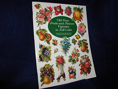 Beispielbild fr Old-Time Fruits and Flowers Vignettes in Full Color (Dover Pictorial Archive Series) zum Verkauf von BooksRun