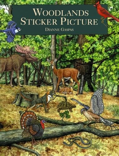 Woodlands Sticker Picture (Dover Sticker Books) (9780486408170) by Gaspas, Dianne