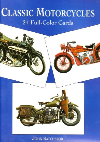 Classic Motorcycles: 24 Full-Color Cards