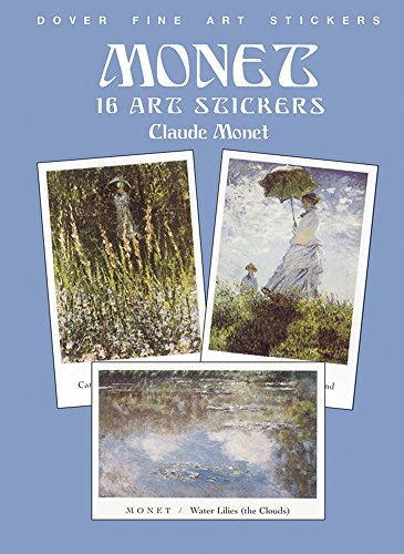 Monet: 16 Art Stickers - Claude Monet