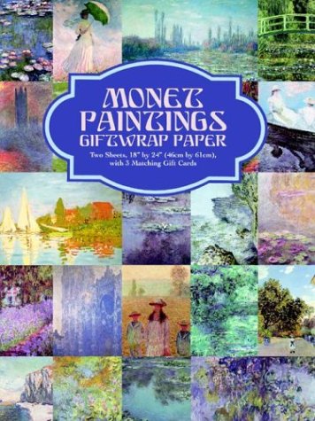 Monet Paintings Giftwrap Paper (9780486408392) by Monet, Claude