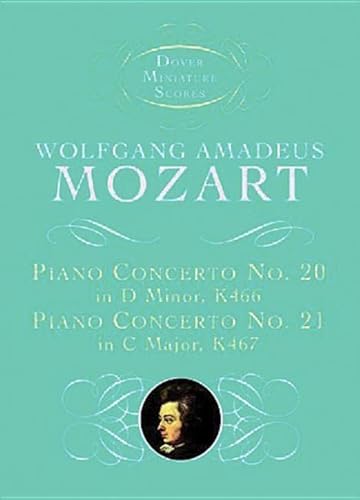 9780486408682: Piano Concerto No. 20, K466, and Piano Concerto No. 21, K467 (Dover Miniature Scores)