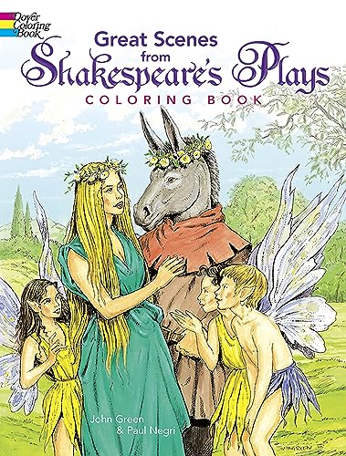 Imagen de archivo de Great Scenes from Shakespeare's Plays (Dover Classic Stories Coloring Book) a la venta por SecondSale