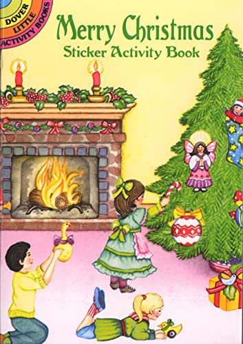 Merry Christmas Sticker Activity Book (Dover Little Activity Books)