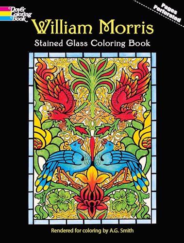 9780486410425: William Morris Stained Glass Coloring Book (Dover Design Stained Glass Coloring Book)