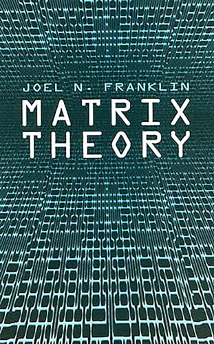 Imagen de archivo de Matrix Theory (Dover Books on Mathematics) a la venta por Lakeside Books