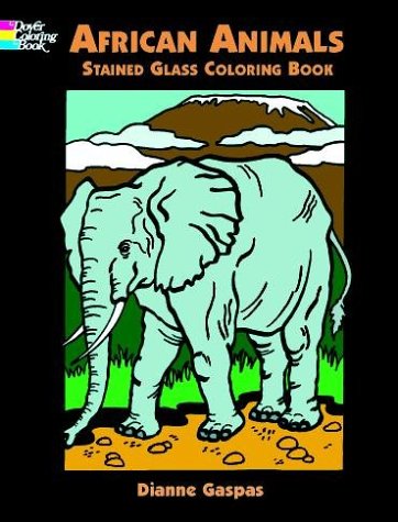 Beispielbild fr African Animals Stained Glass Coloring Book zum Verkauf von ThriftBooks-Atlanta