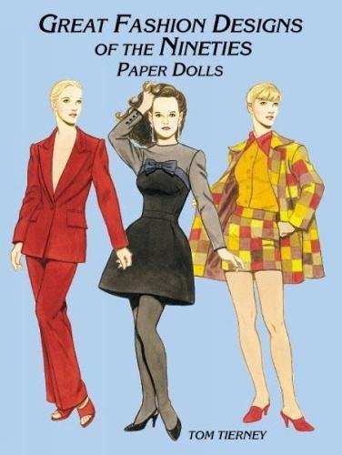 9780486413310: Great Fashion Designs of the 90's: Paper Dolls